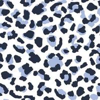 repetición de textura de patrón sin costuras de piel de leopardo. papel tapiz abstracto de piel de animal. vector