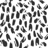Animals skin wallpaper. Hand drawn artistic brush seamless pattern. vector