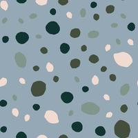 Pebble seamless pattern. Random stones wallpaper illustration vector