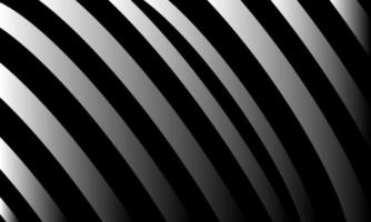 impresionante ilustración arte óptico ilusión de rayas geométricas en blanco y negro línea abstracta superficie que fluye parte 6 vector