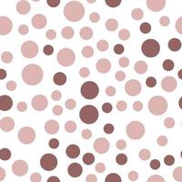 Abstract simple circles seamless pattern. Minimalistic elements wallpaper. vector