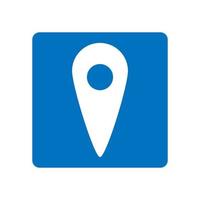 Map pointer. GPS location symbol. Location vector icon.