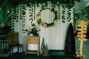 Wedding moment, wedding decorations photo