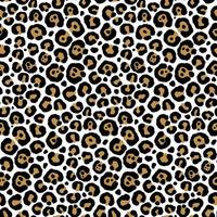 diseño de patrón sin costuras vectorial con motivos animales de leopardo abstracto. impresionante para el diseño de productos clásicos, telas, fondos, invitaciones, proyectos de diseño de envases. diseño de patrón de superficie. vector