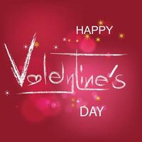 valentines day with red background, Happy valentines day vector