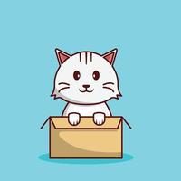 Kawaii cat flat Icon vector. Cute cat-flat illustration. Cute Kawaii cat  flat illustration, Art, Icons, and Graphics. 25805995 Vector Art at Vecteezy