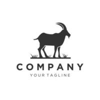 Goat Simple Logo Template Design vector