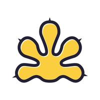 lagarto pie colorido logotipo símbolo icono vector gráfico diseño ilustración