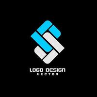plantilla de diseño de logotipo de vector de letra s