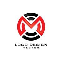 M Letter Icon Logo Design Vector