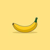 Banana cartoon style illustration vector
