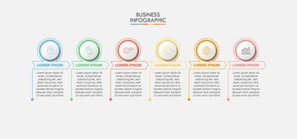 Presentation business infographic template vector