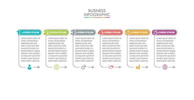 Presentation business infographic template vector