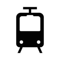 train solid icon illustration, fast vehicle.
