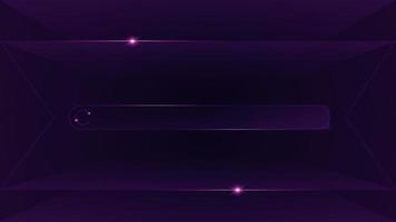 Landing page abstract background in concpet of metaverse. Copy space. Purple and pink tone. vector