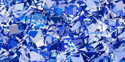 Light Pink, Blue vector template with triangle shapes.