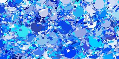 Light BLUE vector texture with random triangles.