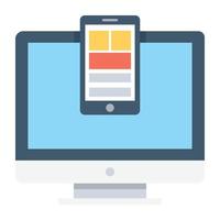 Responsive Devices Concepts vector