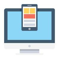 Responsive Devices Concepts vector