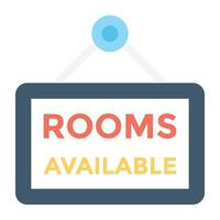 Rooms Available Concepts vector