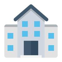 Trendy Building Concepts vector