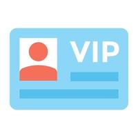 conceptos de pase vip vector