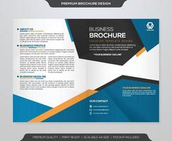 business brochure template with clean style and modern layout use for business flyer and presentation vector
