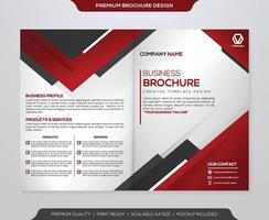 business brochure template with clean style and modern layout use for business flyer and presentation vector