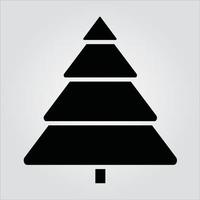 Isolated Glyph Tree Icons Scalable Vector Graphic