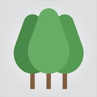 Isolated Color Tree Scalable Vector Graphics