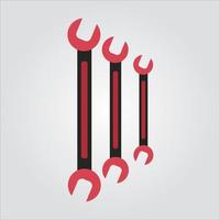Isolated Color Wrench Scalable Vector Graphic