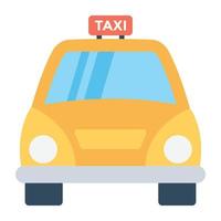 Trendy Taxi Concepts vector