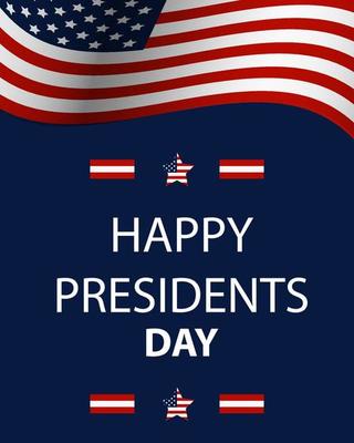 President's Day Background Design. It is suitable for posters, banners, invitations, advertising.