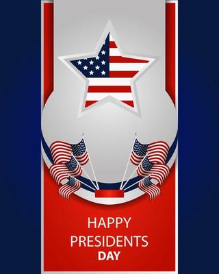 President's Day Background Design. It is suitable for posters, banners, invitations, advertising.