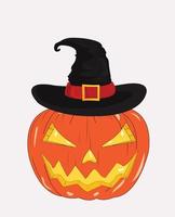 scary pumpkin vector