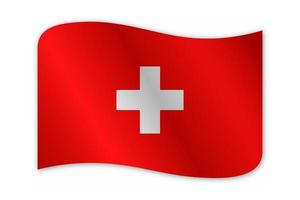 Swiss Country Flag Vector Design