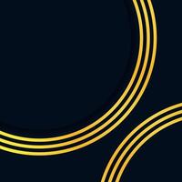 Simple Abstract Navy Background with Gold Line. Modern Background Template. Editable Vector EPS 10