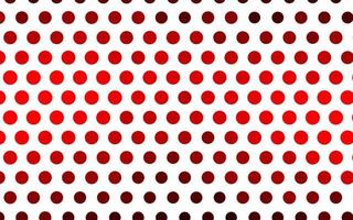 Light Red vector template with circles.