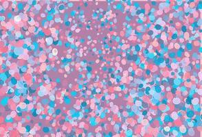 Light Blue, Red vector background with bubble shapes.