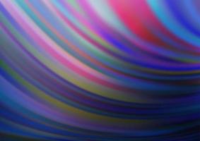 Light Purple vector pattern with lines, ovals.
