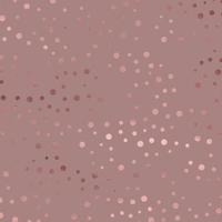 rose gold glittery polka dot pattern background vector