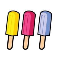 ice cream doddle cartoon vector