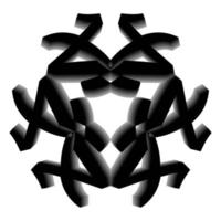 3d abstract logo. Suitable for company, background, t-shirts, and so on. vector