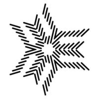 Abstract vector design in black color. Perfect for corporate, background, t-shirt, and so on.