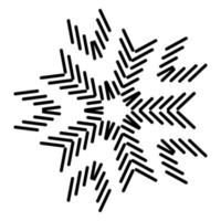 Abstract vector design in black color. Perfect for corporate, background, t-shirt, and so on.
