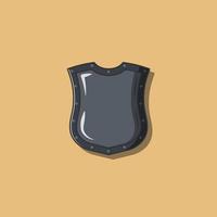 Medieval Shield Vector Illustration. Shield Design. Protection Item. Flat Cartoon Style Suitable for Icon, Web Landing Page, Banner, Flyer, Sticker, Card, Background, T-Shirt, Clip-art