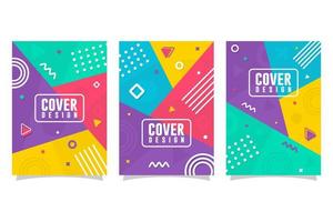 Download cover design modern template collection.eps vector