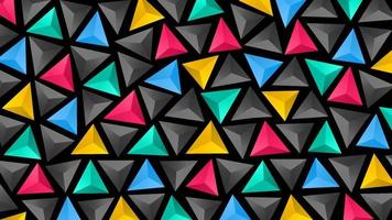 Triangle gradient shapes colorful abstract background vector