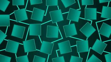 Gradient green color geometric shapes abstract background vector