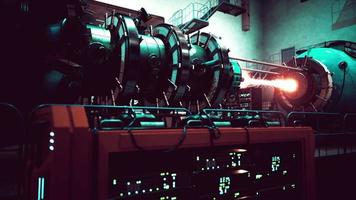 reactor termonuclear o nuclear de potencia de alta tecnología conceptual video